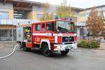 Feuerwehr Ginsheim Gustavsburg MAN TLF 16/25 am 27.10.19 bei einer Jugendfeuerwehr Übung 