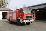 Feuerwehr Altenstadt (Hessen) MAN TLF 24/50 am 14.03.20 bei einen Fototermin 