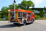 Feuerwehr Dreieich Sprendlingen Mercedes Benz Atego TLF20/40 (Florian Dreieich 4-24-1) am 05.07.25 bei einen Fototermin. Danke für das tolle Shooting