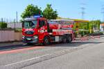 Feuerwehr Riedstadt Erfelden MAN TGS 26.430 Wassertransportfahrzeug (WTF) (Florian Riedstadt 26) am 25.04.26 bei einer Waldbrand�bung in Kelsterbach