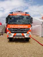 Ein neuer Mercedes Benz Actros der Feuerwehr Frankfurt am 18.06.11