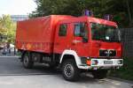 Feuerwehr Ratingen  Typ:         LKW-Dekon-P  Fahrgestell: MAN 10.163 LAEC  Aufbau:      Empl/Dautel  Baujahr:     2000      