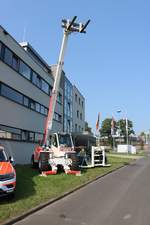 Feuerwehr Kassel Teleskoplader am 25.08.19 beim Tag der offenen Tür