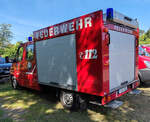 =MB Sprinter als TSF der Feuerwehr GOTTHARDS, steht auf dem Gästeparkplatz anl.