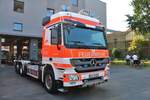 Feuerwehr Kassel Mercedes Benz Actros WLF1 am 25.08.19 beim Tag der offenen Tür