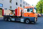 Berufsfeuerwehr Kassel MAN TGX WLF mit AB-Kran am 04.06.23 beim Tag der offenen Tür