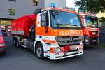 Mercedes Benz Actros WLF (Florian Kassel 01/67-1) mit AB-Kran beim Tag der offenen Tür bei der Berufsfeuerwehr Kassel am 22.06.25