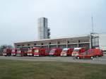 Die Feuerwehr Kaserne in Obernai, Elsass.