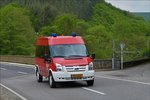 . Ford Transit der Freiwilligen Feuerwehr aus Bourscheid auf der Fahrt zu einem Einsatz.  17.05.2016
