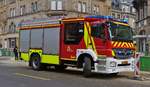 Mercedes Benz Gertewagen der luxemburgischen Berufsfeuerwehr, aufgenommen in der Stadt Luxemburg am 17.11.2019.