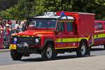 Land Rover Series, des CGDIS, nahm an der Militärparade in der Stadt Luxemburg teil. 23.06.2023