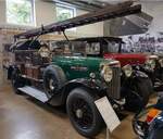 =Austro Daimler AD 6-17, Bj. 1924, 4426 ccm, 60 PS, steht im Museum  fahr(T)raum - Ferdinand Porsche  in Mattsee/Österreich, Juni 2022. Das ausgestellte Fahrzeug wurde für die Feuerwehr von Kirchberg an der Raab umgebaut.