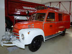 Im Technik-Museum Speyer steht dieses Opel Blitz LF8 Feuerwehrfahrzeug.