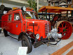 Ein Borgward B 522 AO Feuerwehrfahrzeug aus dem Jahr 1961 war Mitte Mai 2014 im Technik-Museum Speyer ausgestellt.