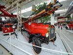 Dieser Benz-Gaggenau Leiterwagen 1926 ist Teil der Ausstellung im Technik-Museum Speyer.