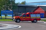 Chevrolet Colorado. Kleine Fahrzeugparade der Feuerwehr Borlänge, Schweden, 19.9.2014