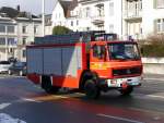 Feuerwehr Solothurn Mercedes 1224  SO 168 unterwegs am 23.01.2016
