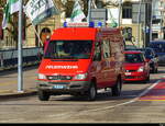 Mercedes Sprinter Feuerwehrwagen BL 518 unterwegs in der Stadt Olten am 15.03.2026