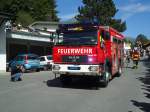 Feuerwehr Adelboden BE 5015 MAN am 5. September 2010 am Festumzug 600 Jahre Adelboden
