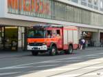 Feuerwehr Basel - Mercedes Nr.21  BS 352 in der Stadt Basel am 15.06.2012