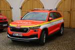 Am 28.04.2024 stellte die Feuerwehr des Kreises Karlsbad einige Fahrzeuge an der Burg in Becov nad Teplou in Tschechien aus. Dazu gehörte auch dieser Skoda SUV.