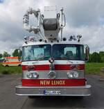 =In seiner  aktiven  Dienstzeit diente dieses imposante Feuerwehrfahrzeug im NEW LENNOX FIRE PROTECTION DISTRICT in der Nähe von Chicago.