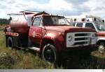 Old and Rusty: Abgestelltes Feuerwehrfahrzeug des Sheridan Volunteer Fire Department aus New Mexico / USA.