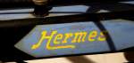 Hermes Motorfahrzeug GmbH Berlin, Tankaufschrift an einem Oldtimer-Motorrad von 1925, die Firma produzierte von 1924-25, Nov.2014