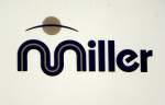 Miller, Logo an einem Wohnmobil des italienischen Herstellers, Mrz 2015