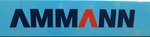 AMMANN, Schriftzug an einer Tandemwalze, der Schweizer Baumaschinenhersteller wurde 1869 gegründet, April 2016