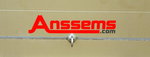 Anssems, Schriftzug an einem PKW-Anhänger, die 1977 in den Niederlanden gegründete Firma baut Fahrzeuganhänger und ist international tätig, Okt.2016