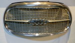 Auto Union AG, Kühler eines PKW mit den vier Ringen, steht für die vier Fahrzeugfirmen DKW, Audi, Horch und Wanderer, die sich 1932 zum ersten deutschen staatlichen Automobilkonzern zusammen