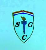 SCG, Logo an einem Sportwagen, steht für Scuderia Cameron Glickenhaus, der US-amerikanische Unternehmer läßt exklusive Sportwagen in Italien bauen, Mai 2017