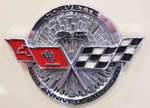 =Chevrolet Corvette-Frontemblem, gesehen bei der Technorama Kassel im März 2019