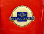 Hercules, Emblem am Motorroller R50 von 1963, Breig's Motorrad-und Spielzeugmuseum, Sept.2021