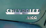Chevrolet 3100, beidseitiger Schriftzug an der Motorhaube, Sept.2022
