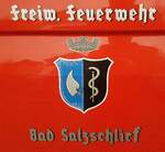 =Beschriftung des VW T 5 der Feuerwehr von BAD SALZSCHLIRF, 01-2023
