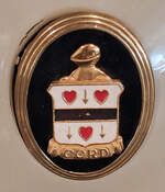 =Firmensignet des Cord L29, gesehen im Museo Nicolis in Verona, 09-2025.