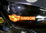 Simson, Tankemblem am Motorrad Simson 125RS von 2002, April 2025