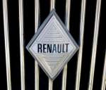 Renault, Khleremblem an einem Oldtimer, Juli 2013