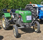 Steyr T80, BJ 1959, 15 PS, 1Zyl, war beim Oldtimertreffen in Nocher vor Ort.