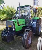 Deutz DX3,50 BJ 1985, 60 PS, 3Zyl, war in Nocher beim oldtimertreffen zu sehen. 23.08.2026