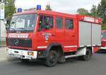 =MB als LF 8 der Feuerwehr BAD SODEN SALMÜNSTER - MERNES steht in Hünfeld anl.