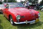 =Karmann Ghia steht auf dem Ausstellungsgelände in Bad Camberg anl.