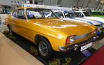 =Ford Capri I, ausgestellt bei den Retro Classics in Stuttgart, 03-2019