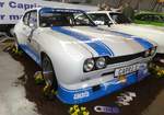 =Ford Capri I, ausgestellt bei den Retro Classics in Stuttgart, 03-2019