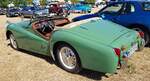 =Triumph TR 3, ausgestellt bei der OLdtimerausstellung in Ostheim/Rhön, 07-2022