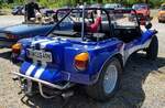 =VW Buggy steht beim Oldtimertreffen in Ostheim, 07-2022