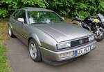 =VW Corrado steht auf dem Besucherparkplatz beim Scirocco-Treffen in Hohenroda, 06-2022