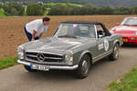 Mercedes Benz 280 SL, nahm an der Luxemburg Classic teil. 29.09.2023
